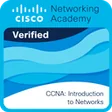 Cisco Networking Academy Verified badge: CCNA Introduction to Networks